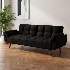 75" Flared Arm Convertible Sleeper Sofa