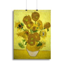 Another vase of sunflowers Canvas Print or Poster (Type: Poster Print, size: 16" x 12" / 42cm x 30cm (approx))